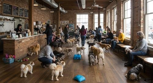 Dog Cafe Interior